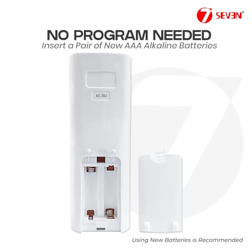 Image of 7SEVEN Compatible AC Remote Control for LG Split and Window Air Conditioner, Match Keys Exactly with Original 36J AC Remote Before Placing Order