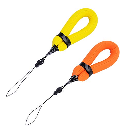PROfezzion (2 Pack) Correa Flotadora para Cámaras Olympus TG-7 TG6 TG5 TG4 TG3 TG2 TG870/ GoPro Nikon Canon Fujifilm Panasonic Sony RX0