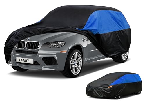 Image of GUNHYI Car Cover Custom Fit X5 (2000-2006) Waterproof All Weather, Lightweight Full Car Cover Outdoor Sun UV Rain Dust Snow Wind Protection.
