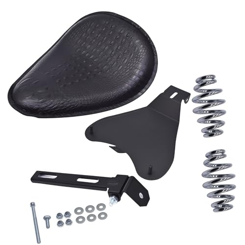 Ressort de selle en cuir WFLNHB pour moto Custom Honda et Yamaha VT 750