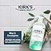 Kirk's 3-in-1 Head to Toe Nourishing Liquid Cleanser & Travel Size Bar Soap - for Men, Women & Children - Premium Coconut Oil & Aloe Vera- Non GMO & Vegan -Mint & Eucalyptus - 32 Fl Oz