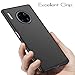 Anccer Compatible for Huawei Mate 30 Pro Case [Minimalist] [Colorful Series] [Ultra Thin Fit] Grinding Surface Hard Slim Cover (Sand Black)