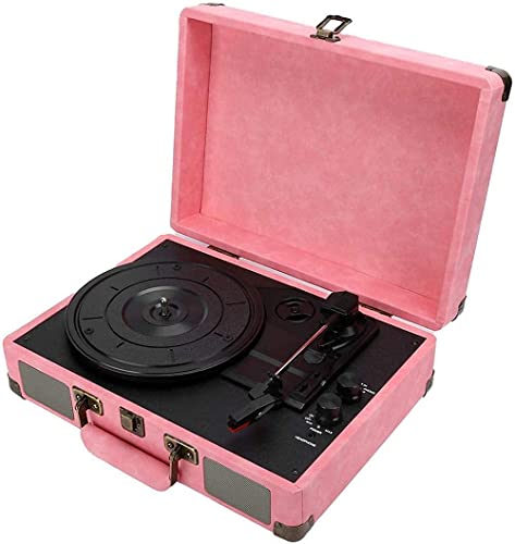 WENQJ Bluetooth Portable Valise Record Player 33/45/78 RPM Record Holder 3 + Speed + Turntable Record Player Turntable… - Les Beatles, Paul McCartney, John Lennon, RIngo Starr, George Harrison WENQJ Bluetooth Portable Valise Record Player 33/45/78 RPM Record Holder 3 + Speed + Turntable Record Player Turntable…