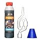 JUNEXA Zylinderkopfdichtung Testlösung 250 mL - Tester Kühlwasser prüfen CO2 Leck - für alle Autos Benzin Diesel Zylinderkopf Dichtung CO2-Lecktester Rapid Engine Leak Detector