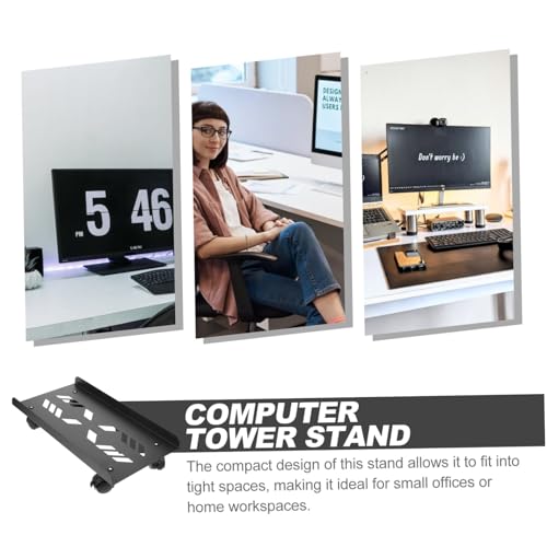 Support PC au design moderne noir pour une intégration soignée - 6