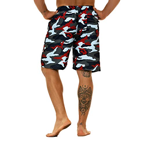 Image of KAILUA SURF Mens Swim Trunks Long, Quick Dry Mens Boardshorts, 9 Inches Inseam Mens Bathing Suits with Mesh Lining