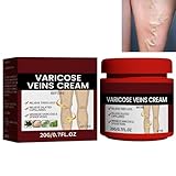 KOAHDE Cream for Varicose Veins in Legs,Varicose Veins Cream,Vein Relief Cream,Vein Cream for Legs,Varicose Veins Treatment Cream,Varicose Vein Removal Cream,Improve Blood Circulation,20G,1PC