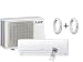Mitsubishi Klimaanlage DC Inverter Monosplit R32 Fernbedienung MSZ-HR35VF 12000 BTU + Kupferrohre Drehmoment 1/4" + 3/8" (7 Meter (7+7))
