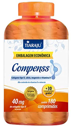 Compenss Colágeno Tipo 2 750mg 210 Cápsulas - Tiaraju