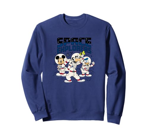 Sweatshirt Disney Mickey Donald vêtement coton graphique espace pour adulte