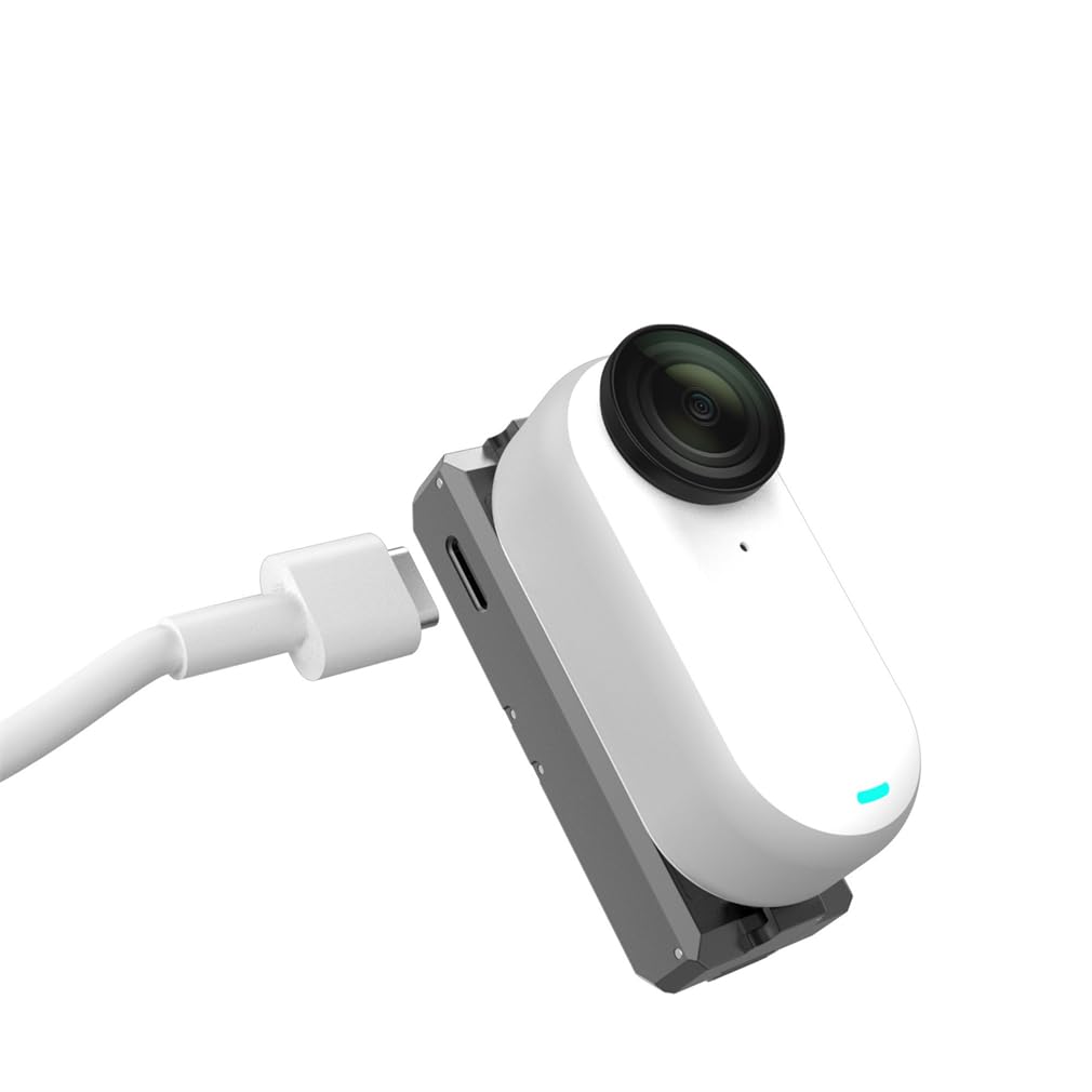 pour Insta 360 Go 3 Station d'accueil rechargeable avec base magnétique à dégagement rapide (support)