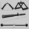 QPARVERS Cable Machine Attachment Set LAT Pulldown Attachments Weight Machine Accessories for Home Gym