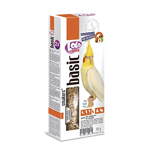 LOLO Pets Lolo 2 Barritas Nueces 90 Grs, Ninfas 137.5 g
