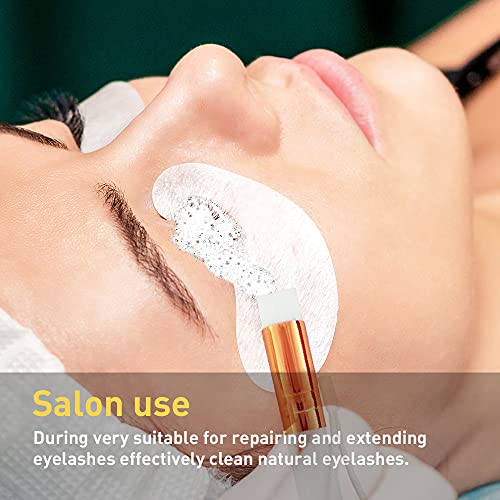 Xampu de extensão de cílios 60 ml + escova/limpador espumante de pálpebras / Lavagem para extensões