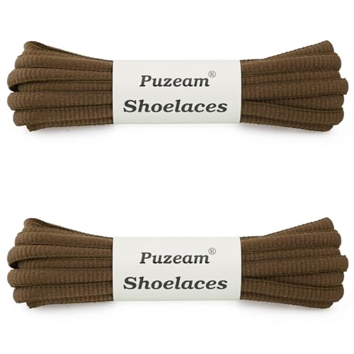 Image of 2 Pairs Oval Athletic Shoelaces 33 Colors 1 /4 inch Half Round Shoe Laces for Sneakers