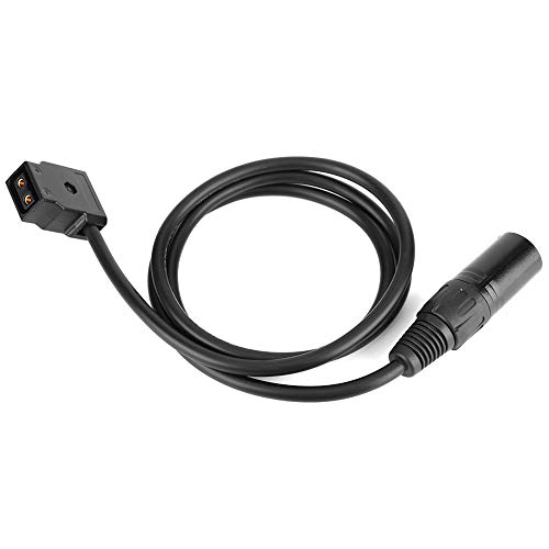 CHICIRIS D Appuyez sur la Femelle 4pin avec Un Câble de Courant XLR, 100 Cm, Adaptateur Léger et Durable