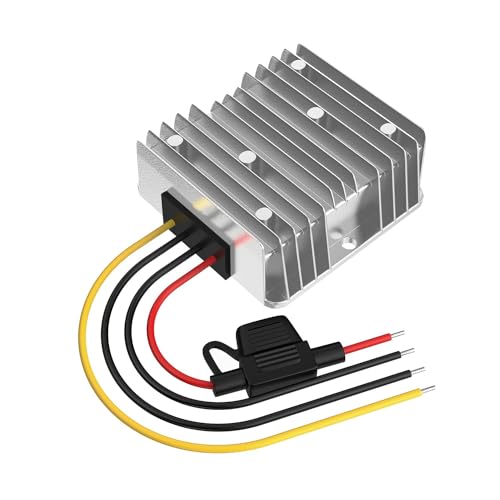 Convertidor de CC de 24V a 12V para iluminación LED y motores en barcos o placas solares