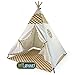 Moritz & Moritz Tipi Infantil - Tippy Tienda Infantil - Tipi para Niños - Tipi Indio para Niños con Cubierta de Suelo y Ventana - para Casa y Jardín (Colorido)