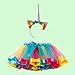 FENICAL Disfraz de Unicornio para Niñas Diadema Unicornio Floral con Oreja y...