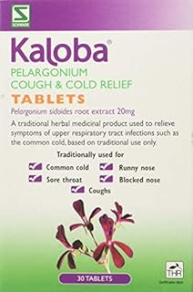 Schwabe Kaloba Pelargonium Cough and Cold Relief Tablets, 30 g