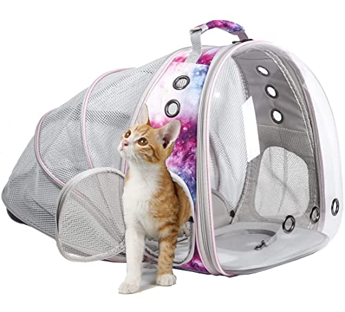 Galaxy Pink Cat Backpack Carrier for Kitten