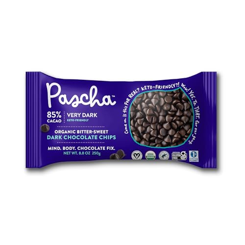 Pascha Organic Extra Dark Chocolate Chips - 85% Cacao Bittersweet