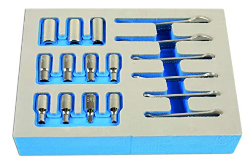Laser 7132 Ba Spanner & Socket Set 1/4"D 17Pc