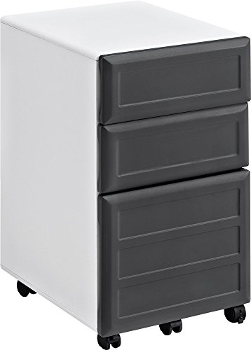Ameriwood Home Pursuit Mobile File Cabinet, White #TOP4