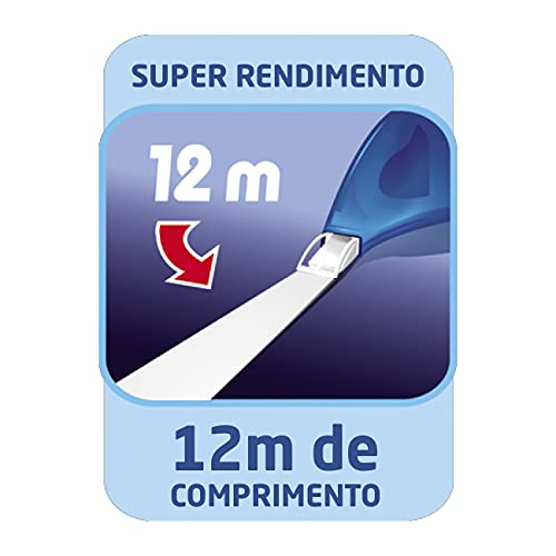 Corretivo em Fita BIC Super Tape, 12 Metros, Correção Instantânea, Formato Anatômico, 891820, 1 Unid