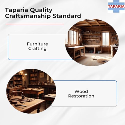 Image of Taparia Spoke Shave SPS 151 (250 mm) - Precision Woodworking Tool with Carbon Steel Blade, Brass Adjustment Screws and Contoured Ergonomic Handle