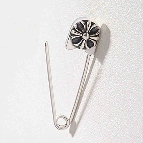 Solid 925 Silver Ladies Diy Brooch Safety Pin Brooch Finidng Jewelry Accessories For Handmade Earring Making(Antiqued Silver Color) #TOP4