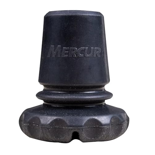 Ponteira 3/4 Articulada para Muletas Mercur Preta