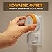 Briignite Amber Night Light Orange, LED Night Lights for Kids, 4 Pack, Plug in Night Light, Hallway Lights, Wall Light, Nightlight for Adult, 0.6W 60LM