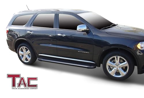 Estribos TAC para Dodge Durango 2011-2026 Aluminio SUV Negro miniatura 3