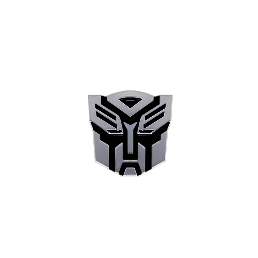 1-Piece 3D Chrome Auto-bot Emblem Badge Sticker Decal Car Accessories (TR-01)