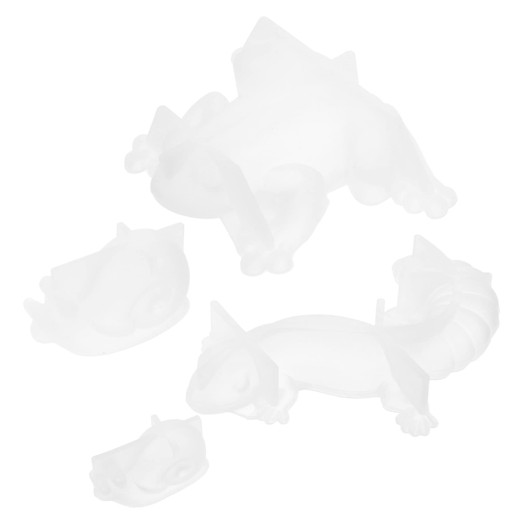 Operitacx 3 Ensembles Moule D'ornement Animal Coquille Décor Trousses Sucettes Moules À Collations Aux Fruits Moules De Friandises pour Chiens Réutilisable Gel De Silice 4 Pièces * 3
