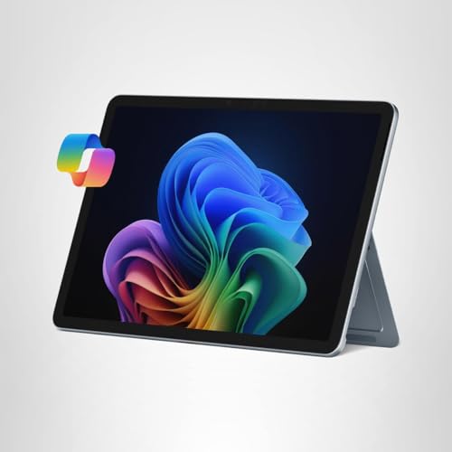 Microsoft Surface Pro 2-in-1 Laptop/Tablet (2025), Windows 11 Copilot+ PC, 12" Touchscreen Display, Snapdragon X Plus (8 Core), 16GB RAM, 512GB Storage, Ocean