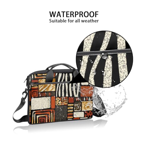 Bolso para portátil con estampado tribal africano 14-15 pulgadas miniatura 3