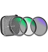 NEEWER 67mm UV/CPL/ND Lens Filter Kit with Hard Shell Storage Case, Multicoated Optical Glass & A...