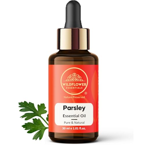 Image of Parsley Essential Oil (Plumeria alba) for Skin, Face, Aromatherapy & DIY Soap, Candle Making Scent 30ml (1 oz)