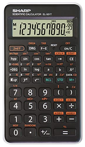 Sharp EL501TWH Scientific Calculator