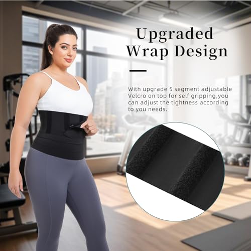 Waist Trainer for Women Plus Size 2025 Upgrade Adjust Stomach Bandage Band Long Torso Tummy Belly Body Shaper Waist Trimmer3