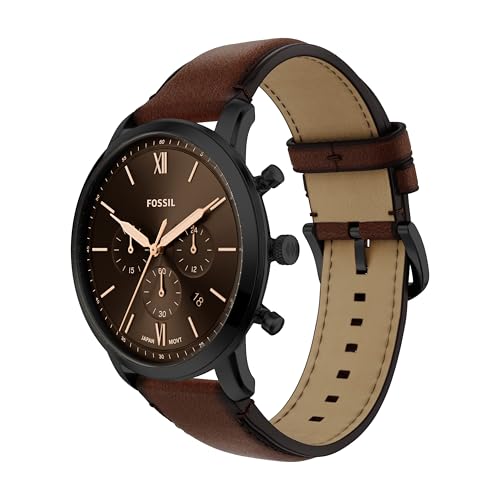Image of Fossil Neutra Brown Quartz Leather Watch FS6163