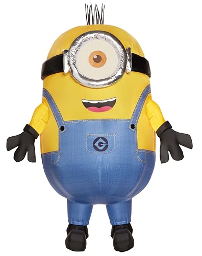 Spirit Halloween Minions Kids Stuart Inflatable Costume | Officially Licensed | Minions Outfit | Funny Costume