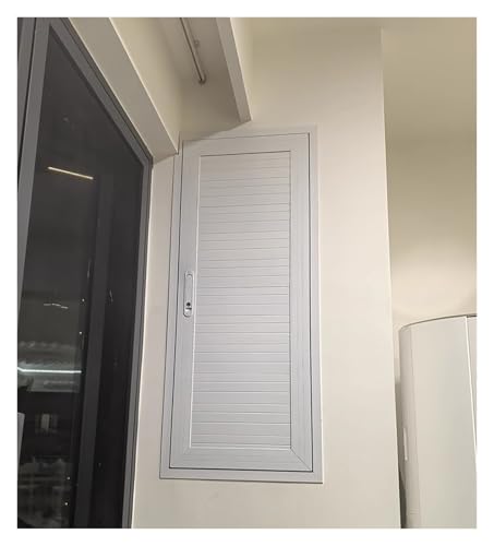 Genérico Panel de Acceso Empotrado para Paneles de Yeso, con Aislamiento, Cubierta metálica Universal con Cerradura para Panel eléctrico, Puerta Exterior Decorativa para Hueco de Servicio,