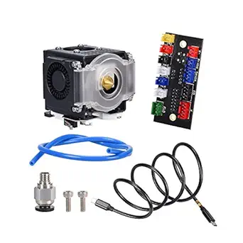 BIQU 3D Accessories BIQU TC Hotend Kit with B1 Box V1.0 Module Full Assembled Part Extruder Hotend Kit for BIQU B1 Ender 3 Ender 5,CR10,CR10S 3D Printer (Black)