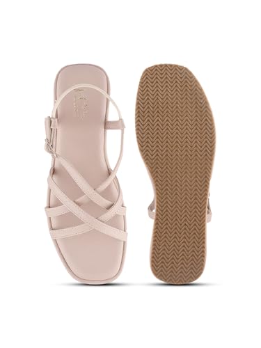 Image of JM LOOKS Women Platform Wedge Sandals for Women | Back Strap with Buckle for Comfort and Style