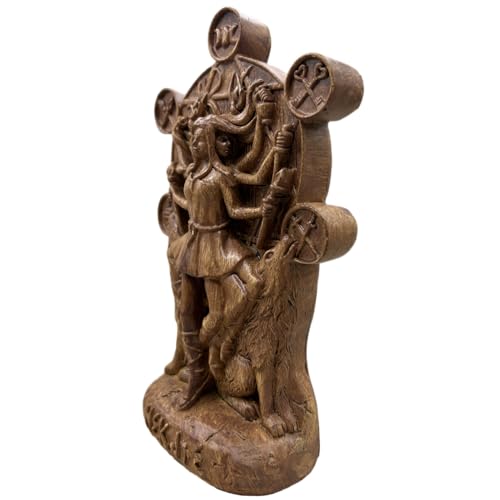 Estatua de Hekate Decorativa en Madera miniatura 4