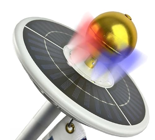 Service First Sirius Flagpole Solar Powered Light - Fire Light (Sky Gray) by Service First - Used condition - US$83.15