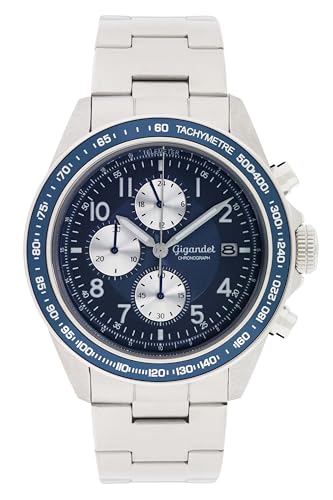 Montre Quartz Japonais Gigandet Hommes avec Bracelet Acier Inoxydable de Haute Qualité